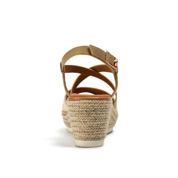 BARETRAPS Womens Beige 1" Platform Heel Cup Ethel Wedge Slingback Sandal 8.5 M - Picture 2 of 4